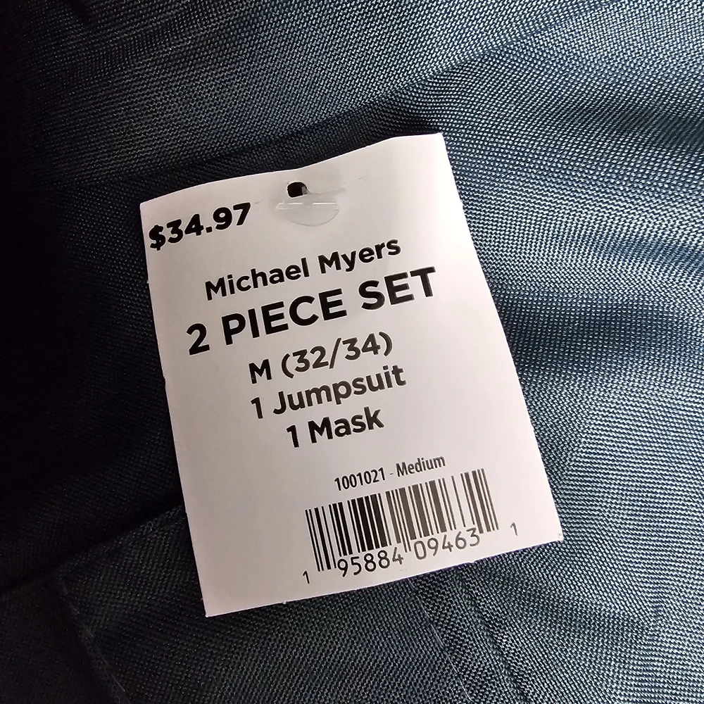 Halloween II Michael Myers 2 Piece Costume And Mask Mens Size Medium NWOT